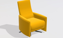 GAMADECOR FLUFFY S2 Кресло поворотное H108x94х80 см, Спецзаказ! мини 1