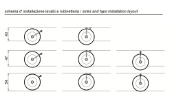ANTL Раковина круглая из материала Cristalmood, на столешницу, с ДК, Ø48x20,5 см. Спецзаказ! мини 3 4