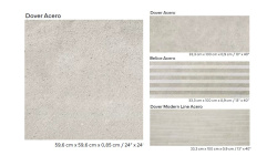 PORCELANOSA DOVER ACERO L 59.6х59.6 G-354 мини 3 2