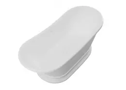 ALLEN BRAU KRION CLASSIC Ванна Solid Stone отдельностоящая 1710х750 мм слив-перелив, белый матовый