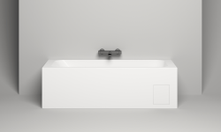 Salini ORLANDA KIT 180 Ванна встраиваемая 1800х800 мм, S-Stone - белый матовый/фурнитура белый мини 3 5