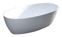 Salini ALDA Ванна свободностоящая 1750x924x568 мм, S-Stone - белый матовый/белый мини 1