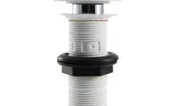 ART CERAM Донный клапан для раковины универсальный, up&down, с керамической крышкой, glossy white мини 1