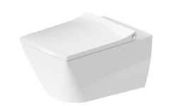 DURAVIT Viu Унитаз подвесной Rimless, 370x570 мм, белый мини 1