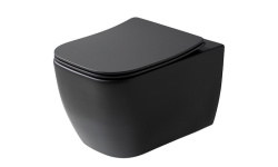 NOKEN LOUNGE Унитаз подвесной, с креплениями, чёрный мини 1