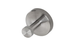 NOKEN ROUND INOX Крючок настенный, браш. нержавеющая сталь мини 1