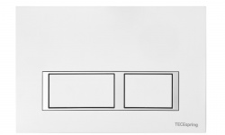 TECEspring S Комплект с подвесным унитазом, сиденьем, панелью смыва, белый/белый глянцевый/хром мини 3 8