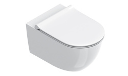 CATALANO SFERA Унитаз подвесной с системой смыва Silentech, 55×35 см, белый глянцевый мини 1