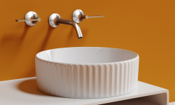 CERAMICANOVA Element Раковина накладная, 360х360х115 мм, белый мини 3 2