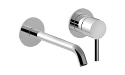 FANTINI NOSTROMO Смеситель для раковины из стены, вылет 20 см, 5 л/мин, хром мини 1