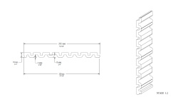 ORAC 3D ПАНЕЛЬ 248х15х2 000 мини 3 8