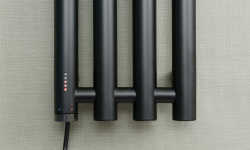 СУНЕРЖА Кантата 4.0 Полотенцесушитель (электрика), 1500х159 мм, ТЭН правый, Матовый чёрный мини 3 7