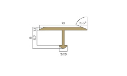 NEEXYDECOR профиль латунь брашированная 18х2700 (PVL36) мини 3 6
