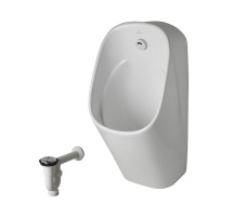 NOKEN ACRO COMPACT Писсуар с задним подводом воды и ИК-клапаном смыва (питание от 4х батареек 1,5В)