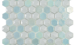 VIDREPUR ELITE GLACIER MIX HEX (3.5х3.5) 31.7х30.7 мини 1