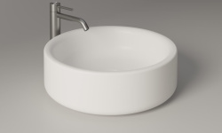ALICE IDILLA Раковина накладная, ø42хh13 см, без перелива, 98 Mirto GLOSSY мини 3 3