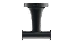 DURAVIT Starck T Двойной крючок для полотенца, черный матовый мини 1