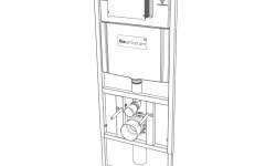 ART Комплект для установки подвесного унитаза с креплением к стене мини 3 3