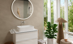 HANSGROHE TECTURIS S Смеситель для раковины из стены на 2 отверстия, излив 16,5 см, хром мини 3 3