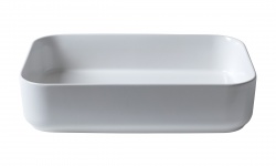 ALLEN BRAU FANTASY QUAD Раковина накладная на столешницу, без отверстий, 500х360 мм, белая мини 3 3