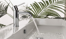 NOKEN ROUND Смеситель для раковины, без ДК, 3/8”, 5 л/мин, браш. золото мини 3 3