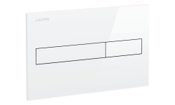LAUFEN AW1 Смывная клавиша, двойной смыв, белый мини 1