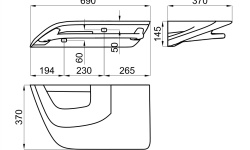 NOKEN VITAE Комплект керамики со смесителями и зеркалом, белый/хром мини 3 7