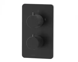 смеситель ALLEN BRAU PRIORITY 4.0 Термостат для душа, 1-3 выхода, vernet, Easy box, черный матовый
