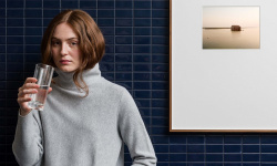 MUTINA DIN DARK BLUE MATT 7.4х15 мини 3 4