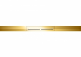TECEdrainprofile Дренажный канал 55х800 мм, подрезаемый до 500 мм, Polished Gold Optic