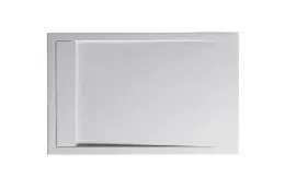 RADAWAY TEOS F Поддон из литьевого камня для монтажа на пол 120×90 см, Ø90 мм, белый