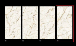 PORCELANOSA XLIGHT CALACATTA GOLD 04 SILK 120х270 G-2704 мини 3 6