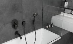 HG Vernis Blend Излив на ванну, 21,7 л/мин, 204 мм, матовый чёрный мини 3 3