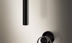 GESSI Потолочный излив, Ø30 мм, Black Metal Brushed PVD мини 3 4