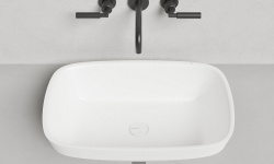 Salini MAREA 02 Раковина полувстраиваемая 598х398х160 мм, БЕЗ перелива, БЕЗ ДК, S-Stone - белый мат мини 3 3