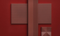 HARMONY PIQUE 3D BOURDEAUX 10х40 H-35 мини 3 2