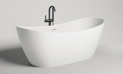 Salini NOEMI 185 Ванна свободностоящая 1860×815×715 мм, S-Sense - белый глянец мини 1