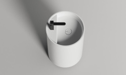 Salini ARMONIA TOP 01 Раковина напольная 450х450х850/950 мм, без перелива, S-Sense - белый глянец мини 3 5