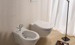 GLOBO PAESTUM Биде подвесное, 57х38х28 см, белый мини 3 2