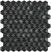 мозаика VIDREPUR NORDIC BLACK MT HEXAGON (3.5Х3.5) 31.7х30.7