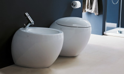 LAUFEN ALESSI Биде напольное, 1 отв., белый с покрытием LCC мини 3 3