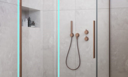 RADAWAY Furo Wall 730 Неподвижное стекло для двери, прозрачный мини 3 2
