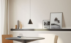 ANTL Настенная полка из алюминия с нижней светодиодной подсветкой, bianco opaco мини 3 8