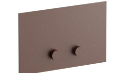 FANTINI Кнопка смыва нержавеющая сталь, сочетается с GEBERIT SIGMA8, SIGMA12, P9 Matt Copper PVD мини 1