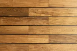 Ekzofloor Массивная доска 15х90х450-1200 Тик Корабельный (Масла, шовный герметик Sika, сорт Экстра)