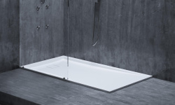 Salini CAPRI Поддон для душа 1500х800х82 мм, с сифоном, S-Sence - белый матовый мини 3 4