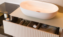 NOKEN SLENDER Раковина 60x40 см для установки на столешницу без перелива, без ДК, белый мини 3 3