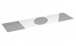 Salini Costa Plus Столешница конструктор, макс. размер 2000х700х15 мм, S-Stone-белый мат. Спецзаказ мини 1