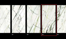 PORCELANOSA XLIGHT CALACATTA GREEN 04 SILK 120х270 G-2705 мини 3 5