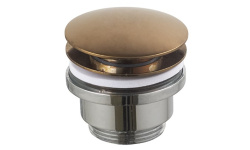 NOKEN Донный клапан (clicker) универсальный 0-75 мм, браш. медь мини 1